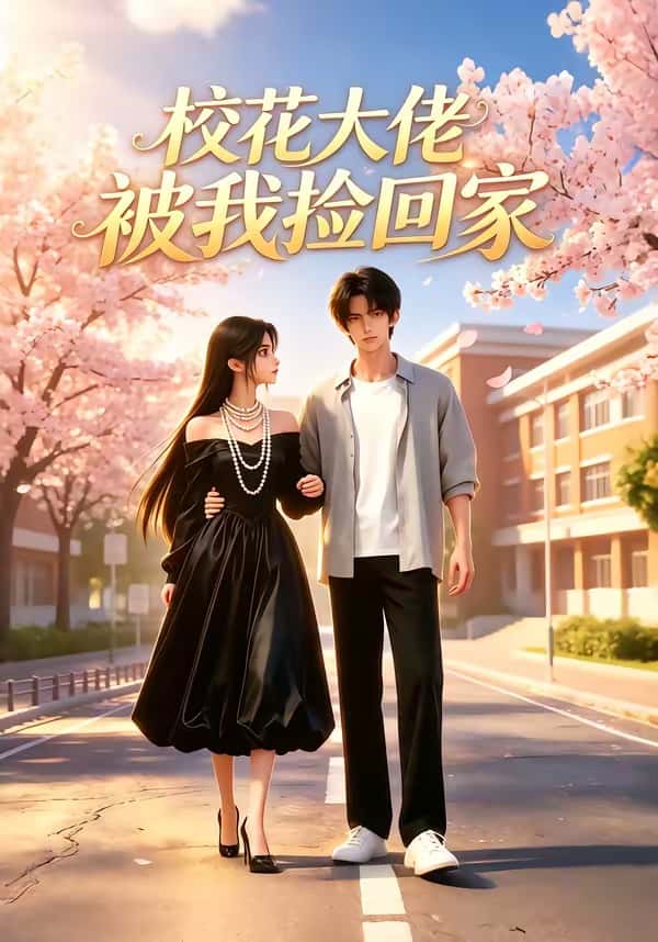 《校花大佬被我捡回家（40集）（百度网盘）》短剧封面