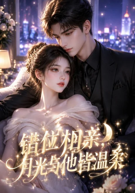 《错位相亲,月光与他皆温柔(89集)(百度网盘)》短剧封面