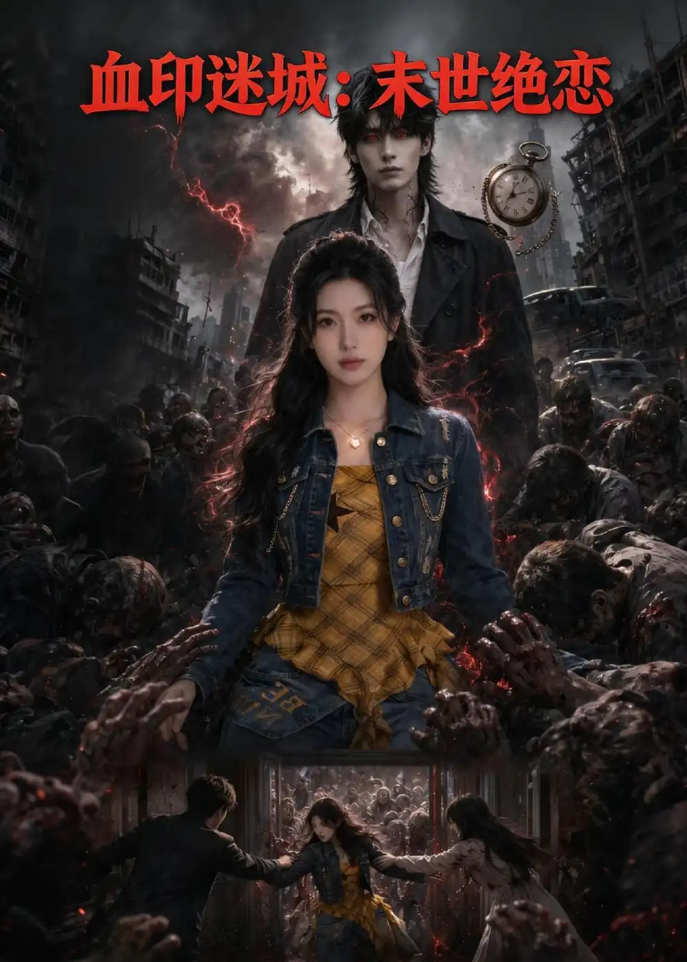 《血印迷城：末世绝恋（63集）（夸克网盘）》短剧封面