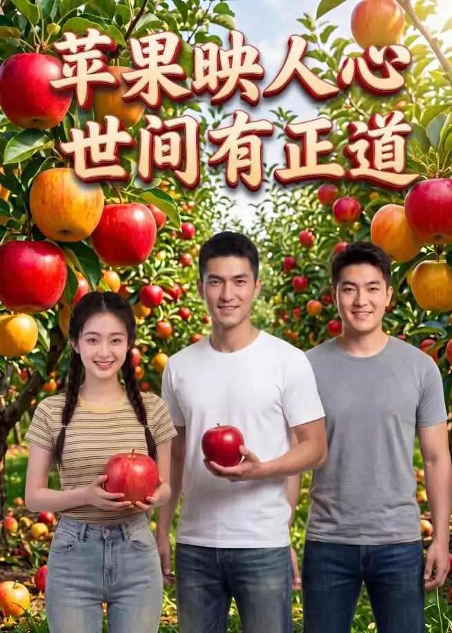 《苹果映人心世间有正道（45集）AI短剧（夸克网盘）》短剧封面