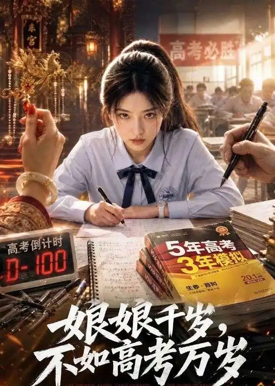 《娘娘千岁，不如高考万岁（61集）AI短剧 (2026)》短剧封面
