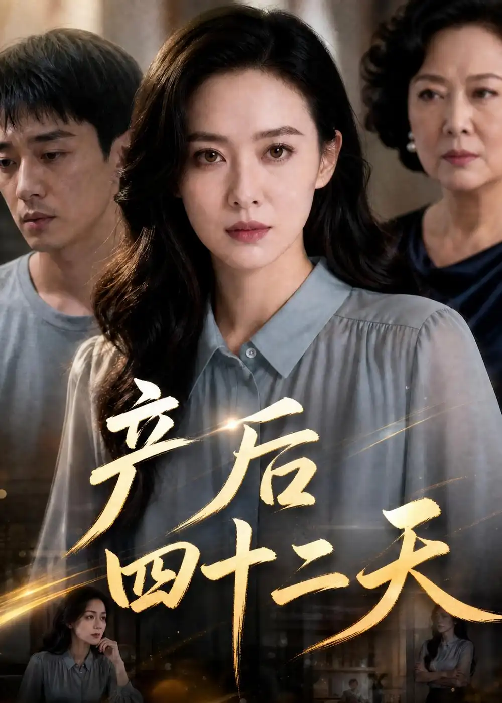 《产后四十二天（40集）AI短剧（夸克网盘）》短剧封面