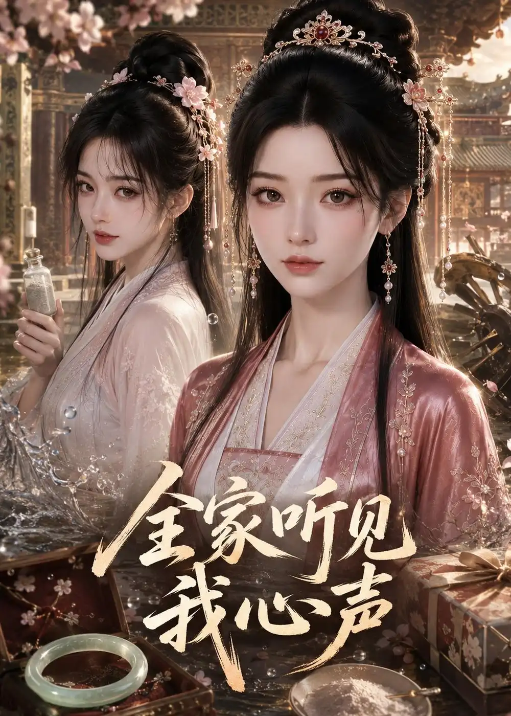 《全家听见我心声（97集）（夸克网盘）》短剧封面