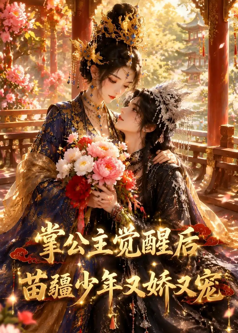 《掌公主觉醒后，苗疆少年又娇又宠（50集）AI短剧 (2026)》短剧封面