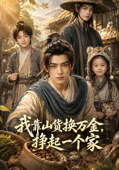 《我靠山货换万金,挣起一个家(122集)AI短剧(夸克网盘)》短剧封面