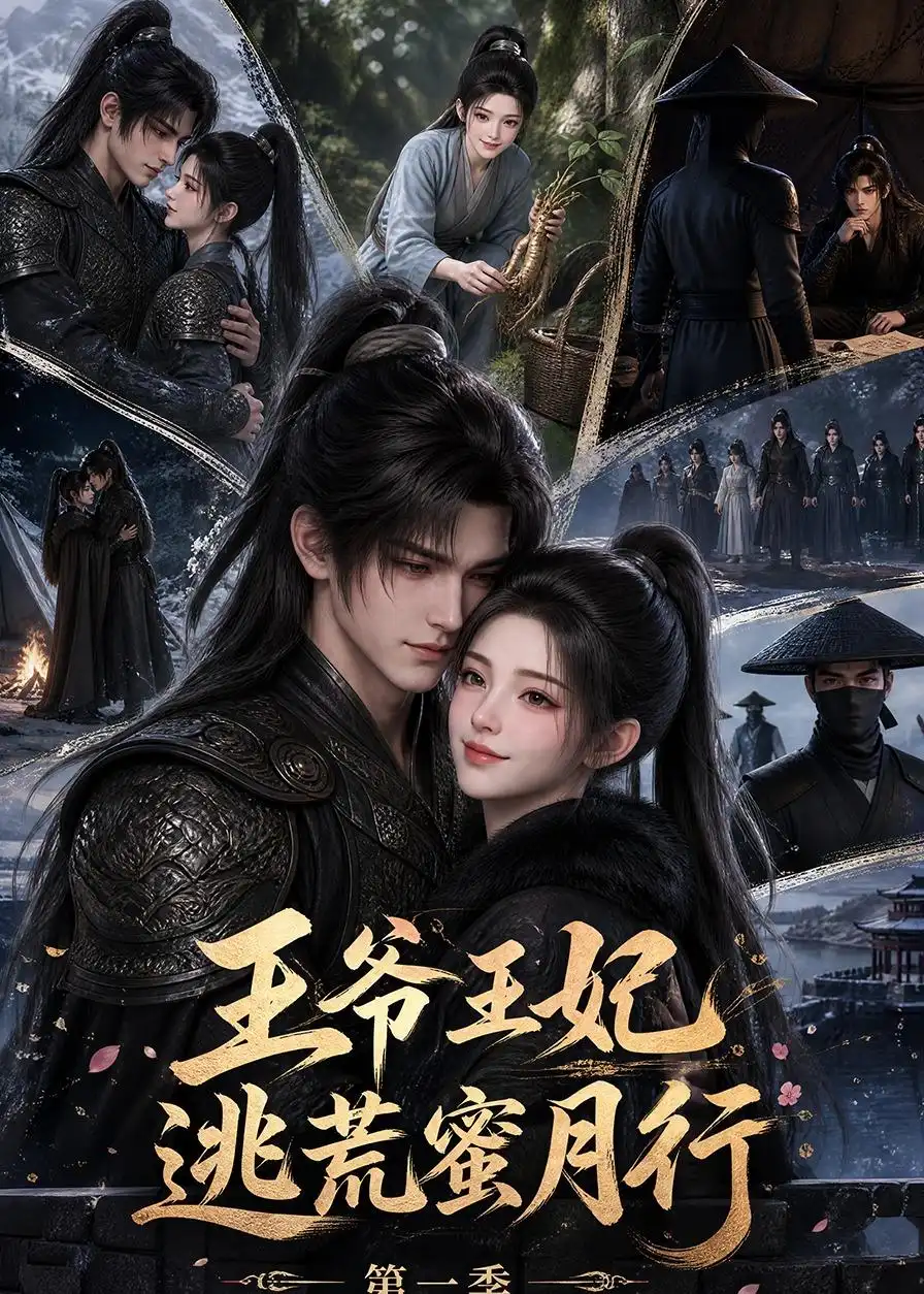 《王爷王妃，逃荒蜜月行第一季（130集）（夸克网盘）》短剧封面