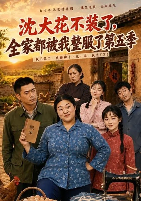 《沈大花不装了，全家都被我整服了第五季（48集）（夸克网盘）》短剧封面