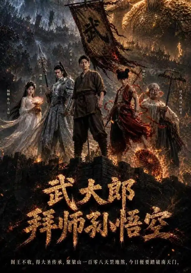 《武大郎拜师孙悟空（78集）AI短剧（夸克网盘）》短剧封面