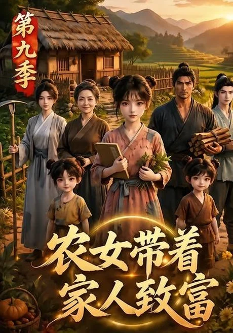 《农女带着家人致富第九季（116集）（夸克网盘）》短剧封面