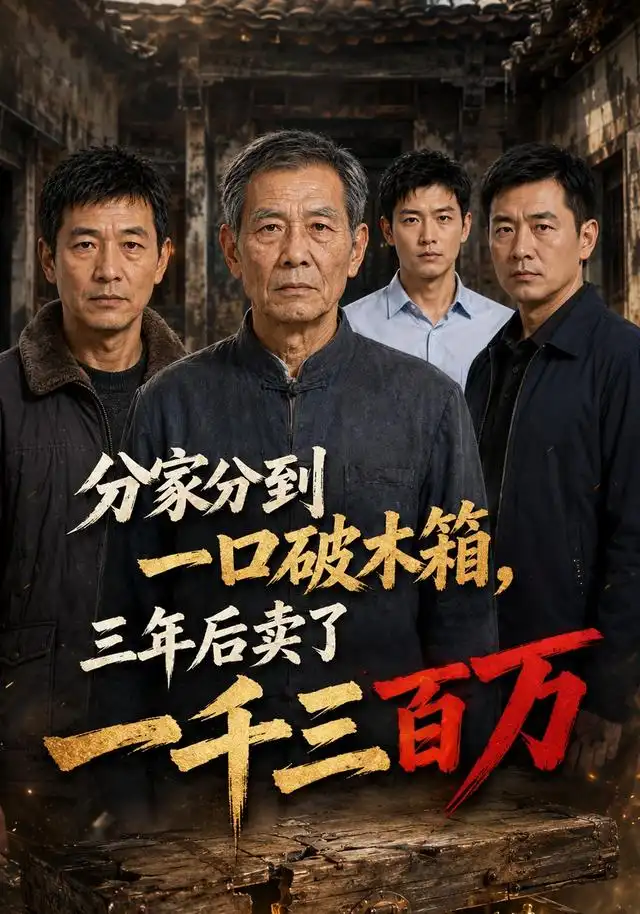 《分家分到一口破木箱，三年后卖了一千三百万（56集） AI短剧（夸克网盘）》短剧封面