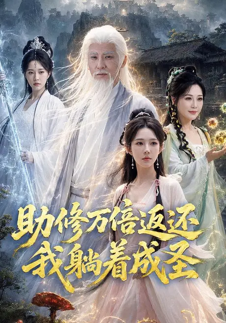 《助修万倍返还我躺着成圣(70集)孙虎城&梁思佳&杨晓鹏 (2026)》短剧封面