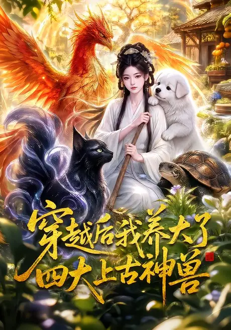 《穿越后我养大了四大上古神兽（70集）（夸克网盘）》短剧封面