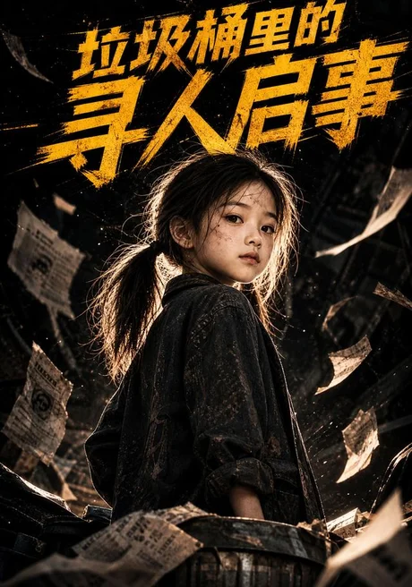 《垃圾桶里的寻人启事（60集）AI短剧（夸克网盘）》短剧封面