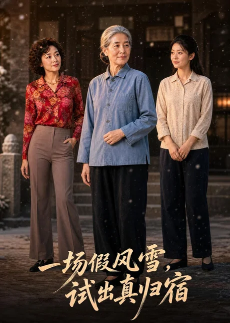 《一场假风雪，试出真归宿（61集）AI短剧（百度网盘）》短剧封面
