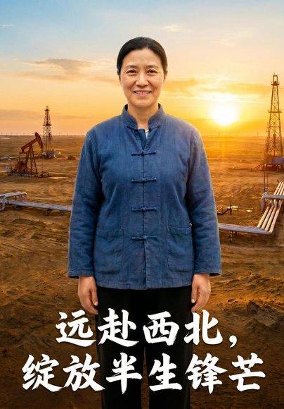 《远赴西北，绽放半生锋芒AI短剧》短剧封面