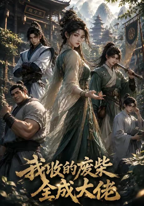 《我收的废柴全成大佬（40集）（百度网盘）》短剧封面
