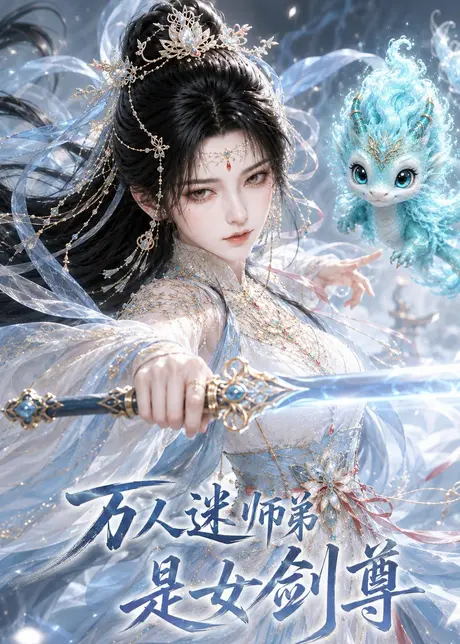 《万人迷师弟是女剑尊(48集)(百度网盘)》短剧封面