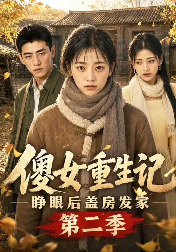 《傻女重生记,睁眼后盖房发家第二季(145集)(夸克网盘)》短剧封面