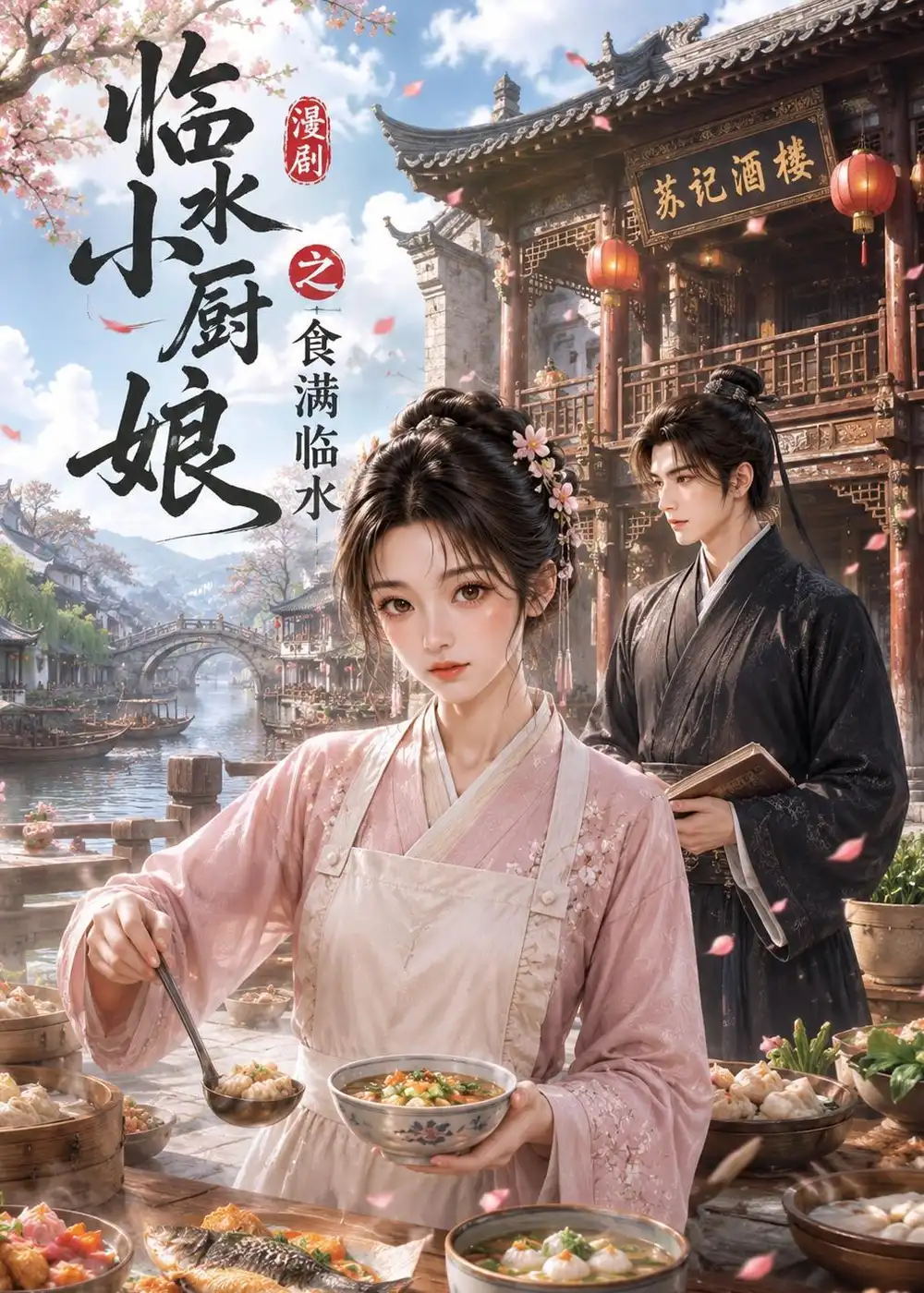 《临水小厨娘之食满临水(83集)(夸克网盘)》短剧封面