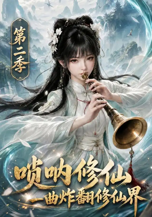 《唢呐修仙，一曲炸翻修仙界第二季（103集）（夸克网盘）》短剧封面