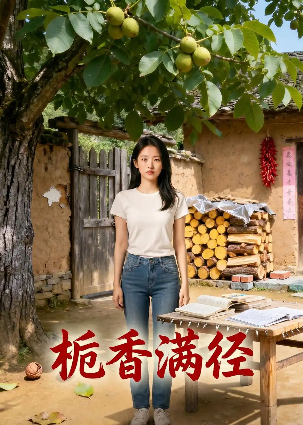 《栀香满径（46集）AI短剧（夸克网盘）》短剧封面