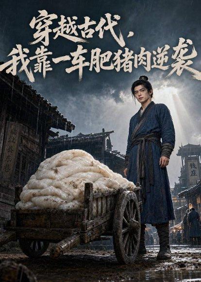 穿越古代，我靠一车肥猪肉逆袭（39集）AI短剧（百度网盘）封面