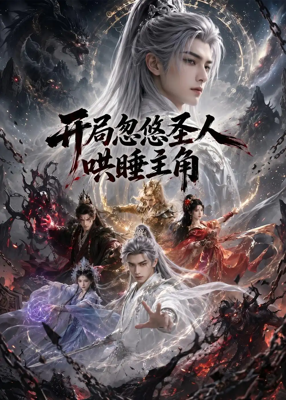 《开局忽悠圣人哄睡主角（64集）AI短剧（夸克网盘）》短剧封面