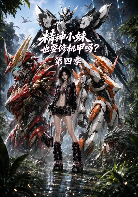 《精神小妹也要修机甲吗第四季（410集）（夸克网盘）》短剧封面