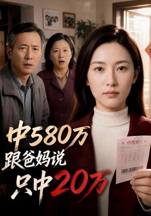 中580万跟爸妈说只中20万 《中580万跟爸妈说只中20万》短剧封面