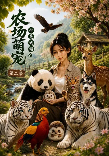 《农场萌宠，全是戏精第二季（72集）（夸克网盘）》短剧封面