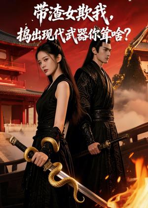 带渣⼥欺我，捣出现代武器你耸啥？（62集）Ai短剧（夸克网盘）封面图 - 穿越短剧