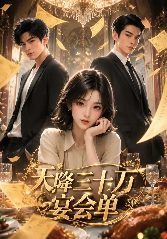 《天降三十万宴会单(42集)AI短剧(夸克网盘)》短剧封面