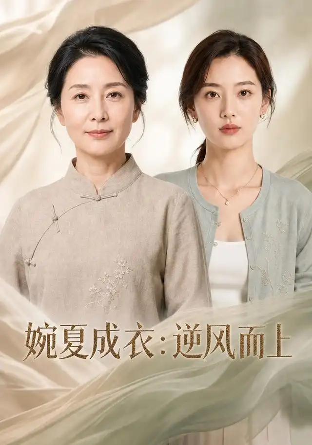 《婉夏成衣：逆风而上（45集）AI短剧（夸克网盘）》短剧封面
