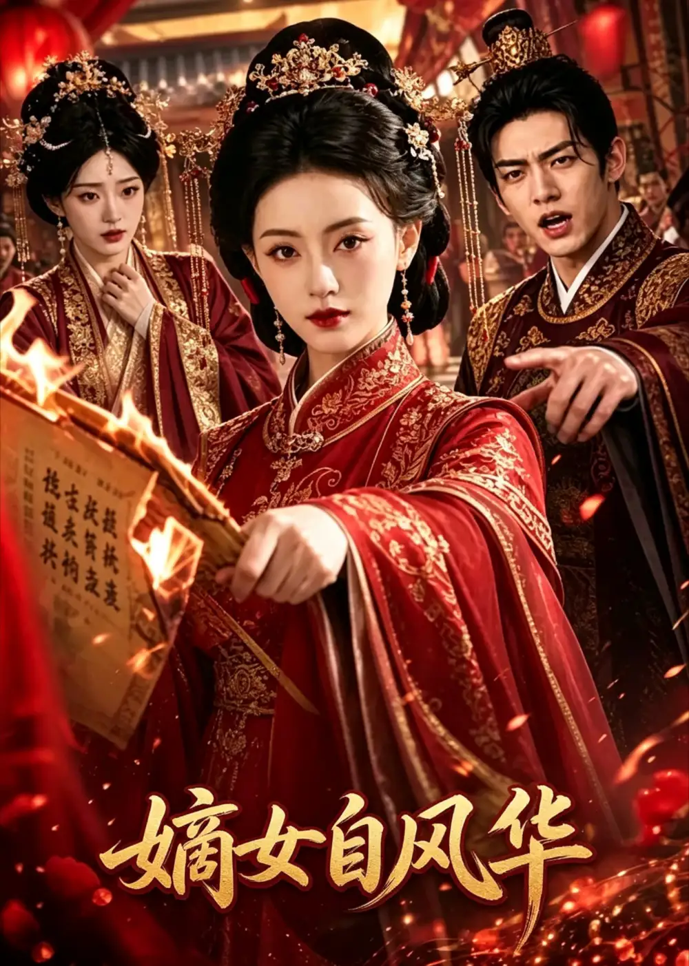 《嫡女自风华(50集)AI短剧 (2026)》短剧封面