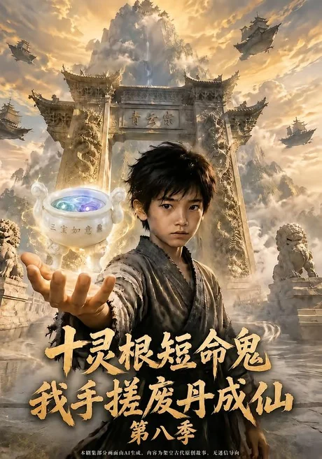 《十灵根短命鬼？我手搓废丹成仙第八季（106集）（夸克网盘）》短剧封面