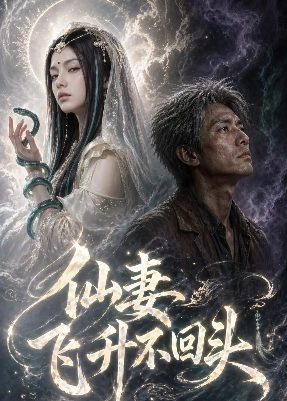 《仙妻飞升不回头（66集）AI短剧（夸克网盘）》短剧封面
