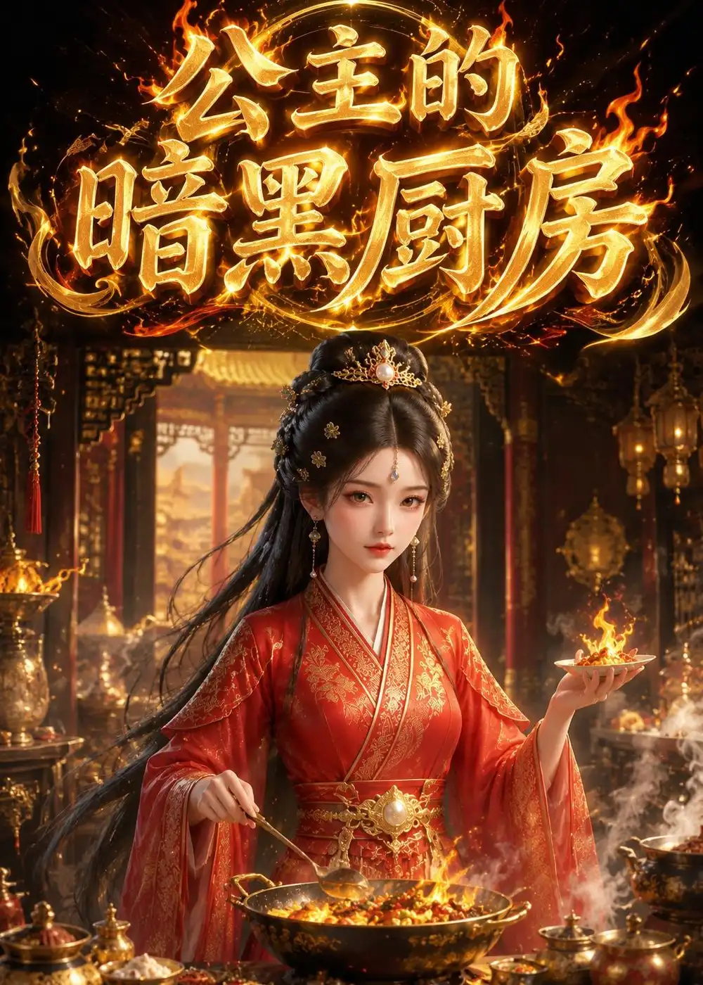 《公主的暗黑厨房（20集）AI短剧 (2026)》短剧封面