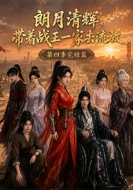 《朗月清辉，带着战王一家去流放第四季完结篇（123集）（夸克网盘）》短剧封面