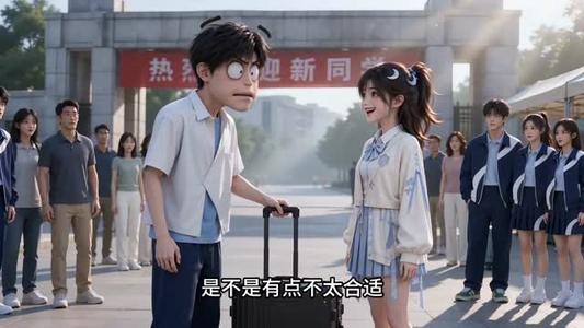《刚上大学就和校花老婆同居了（138集）（夸克网盘）》短剧封面