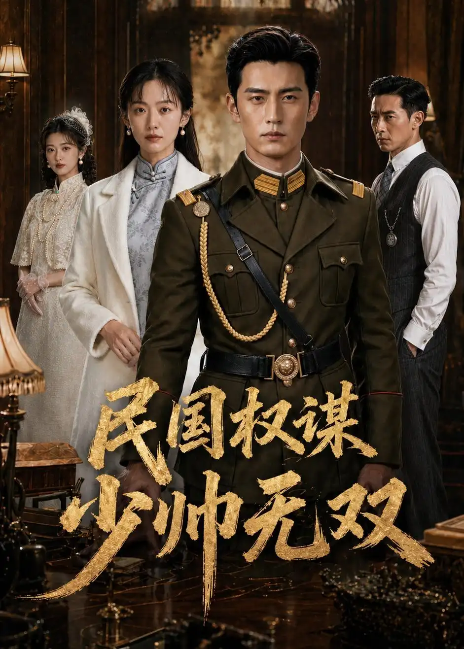 《民国权谋：少帅无双（38集）Ai短剧（夸克网盘）》短剧封面