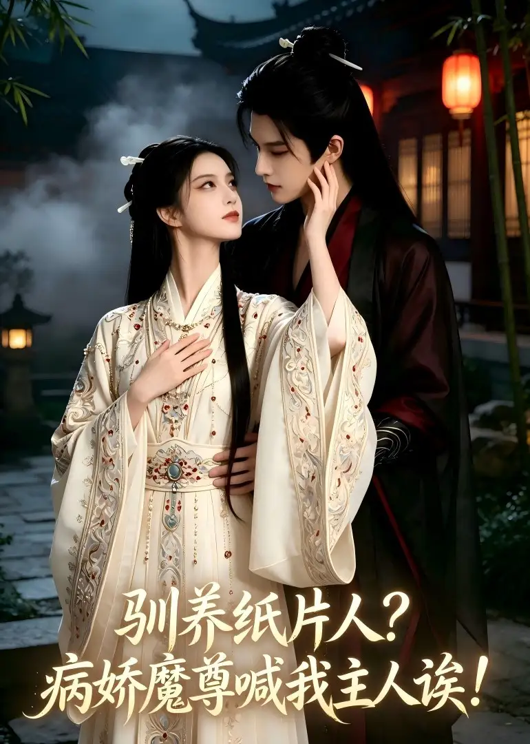 《驯养纸片人？病娇魔尊喊我主人诶！（117集）AI短剧 (2026)》短剧封面