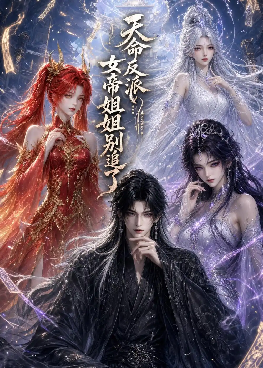 《天命反派：女帝姐姐别追了（94集）AI短剧 (2026)》短剧封面
