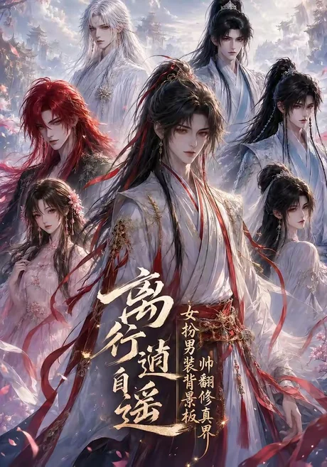 《离行自逍遥，女扮男装背景板帅翻修真界（323集）（百度网盘）》短剧封面