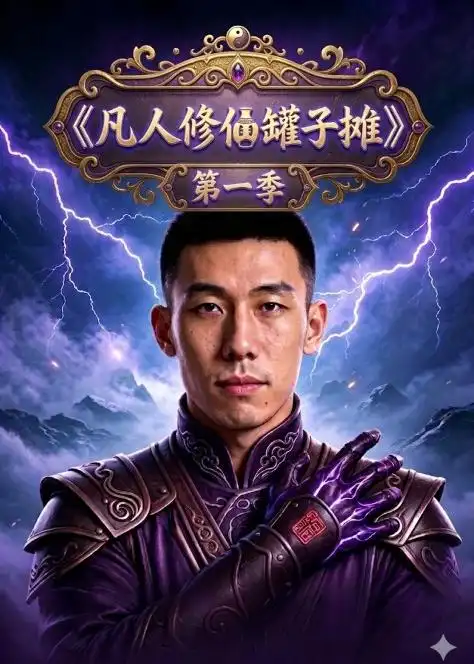 《凡人修仙罐子摊第一季（30集）AI短剧（夸克网盘）》短剧封面