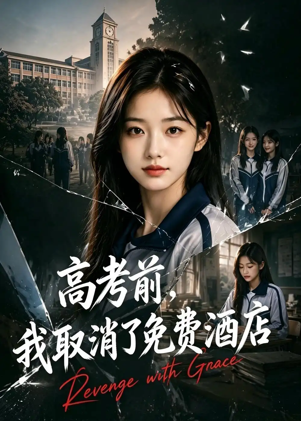 《高考前，我取消了免费酒店（67集）AI短剧（夸克网盘）》短剧封面