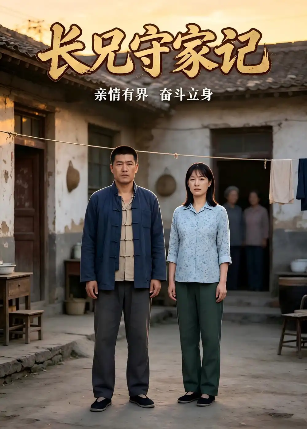 《长兄守家记（60集）AI短剧 (2026)》短剧封面