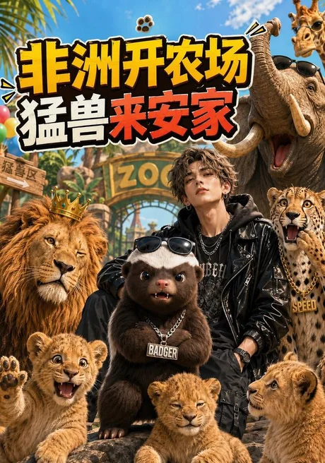 《非洲开农场，猛兽来安家（126集）AI短剧 (2026)》短剧封面