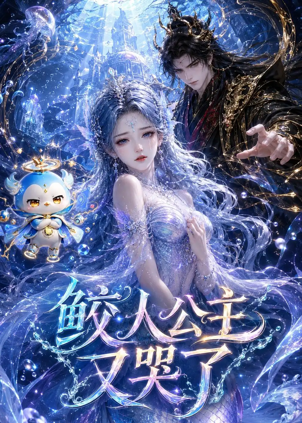 《鲛人公主又哭了(45集)(夸克网盘)》短剧封面