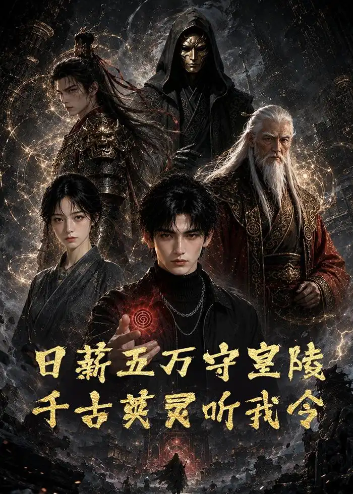 《日薪五万守皇陵，千古英灵听我令（20集）AI短剧（夸克网盘）》短剧封面