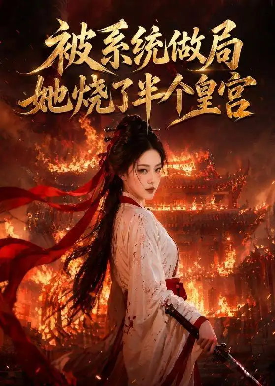 《被系统做局,她烧了半个皇宫(40集)(夸克网盘)》短剧封面